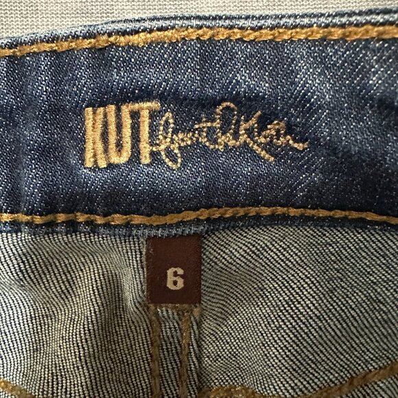 Kut from the Kloth Jeans Womens Sz 6 (30x26) Reese Ankle Straight Leg Mid rise - Picture 3 of 15
